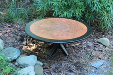 Custom Made Carpathian Elm Mid Century Modern Coffee Table 1 small