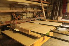 Solid 6/4 Red Oak Rustic Confrence Table 5 small