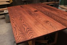Solid 6/4 Red Oak Rustic Confrence Table 9 small