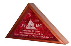 Triangle Flag Case, Triangle Flag Display Case 1 small