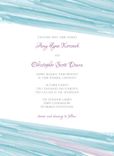 Watercolor Wedding Invitation Suite -- Invite, Response Card + Reception Card 2 small