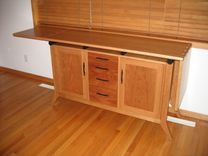 Cherry Buffet Cabinet 1 small