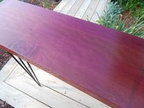 Purple Heart Slab Console/Entryway Table 2 small