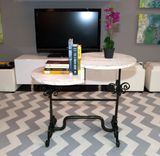 Two-Level Marble Cradle Table 2 small