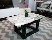 Marble Table With Wooden Frame 1 small