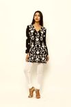 Women's Embroidered Silk Tunic 1 small