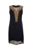 Women's Embroidered Silk Tunic 1 small