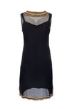 Women's Embroidered Silk Tunic 2 small