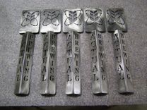 Steel Tap Handles: Folded Upright 2 small