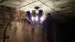 Wine Bottle Chandelier 3 small