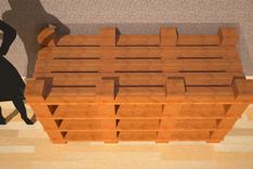 8 Block Style Display Shelf 2 small