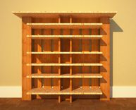 Entryway Shoe Shelf With 7 Shelves 1 small