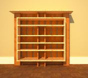 Hallway Shoe Storage With Framed Shelves 4 small