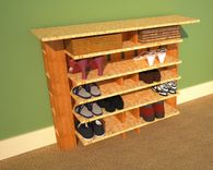 Entryway Shoe Shelf With 7 Shelves 3 small