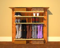 Entryway Shoe Shelf With 7 Shelves 4 small
