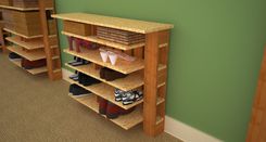Entryway Shoe Shelf With 7 Shelves 5 small