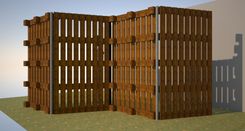 Shoji Screen Panel With Accent Blocks 3 small