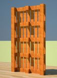 Room Divider Panel With 2 Runners 3 small