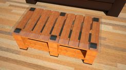 Coffee Table In 1 X 2 Block Foot Style 4 small