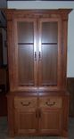 Custom Cherry 9 Gun Rustic Gun Cabinet 1 small