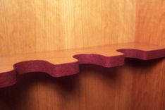 Custom Cherry 9 Gun Rustic Gun Cabinet 4 small