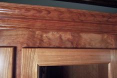 Custom Cherry 9 Gun Rustic Gun Cabinet 2 small