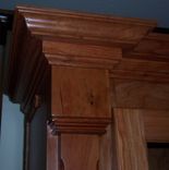 Custom Cherry 9 Gun Rustic Gun Cabinet 3 small
