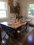 Rustic Trestle Dining Table 1 small