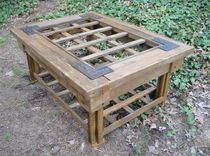 Coffee Or Accent Rustic Table Made From Old Weathered Cedar Gate 6 small