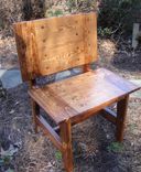 R2 Custom Farm Door Chair Or Bench In Variable Widths And Finishs 4 small