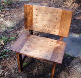 R2 Custom Farm Door Chair Or Bench In Variable Widths And Finishs 1 small