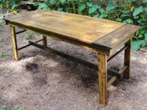 Desk Or Table Rustic Farm Door With Optional Drawer And Printer Shelf 5 small