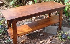 Desk Or Table Rustic Farm Door With Optional Drawer And Printer Shelf 1 small