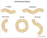 36 Or 46 Inch Solid Cedar Fan Benches 4 small