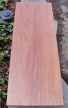 Solid Mahogany Bench Seat Or Accent Table In A Contemporary Style. 3 small