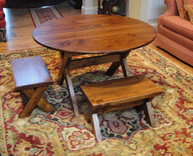 R2 Custom Round Table Made From Monterey Select Pine 1 small