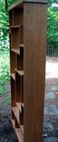 Custom Made Solid Cherry Shadowbox Mid Century Bookcase 5 small