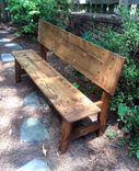R2 Custom Farm Door Chair Or Bench In Variable Widths And Finishs 3 small