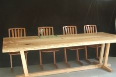 Large Ash  Table For 10-12 6 small