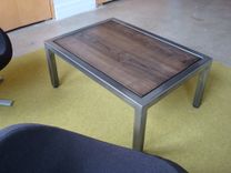 Steel And Maple Coffee Table 2 small