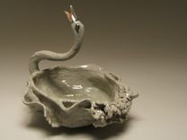 Bird Shaped Ceramic Dishes 4 small