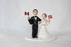 International Couple Cake Topper 1 small