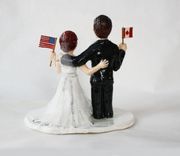 International Couple Cake Topper 2 small