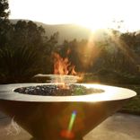 60 Inch Cono Moreno Hand Hammered Copper Fire Pit 2 small