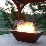 60 Inch By 26 Inch Largo Moreno Hand Hammered Copper Fire Pit 3 small