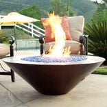 42 Inch Cono Moreno Hand Hammered Copper Fire Pit 5 small