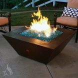 40 Inch Plaza Moreno Hand Hammered Copper Fire Pit 1 small