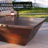 40 Inch Plaza Moreno Hand Hammered Copper Fire Pit 3 small