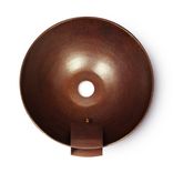 31 Inch Taza Moreno Hand Hammered Copper Fire And Water Bowl 5 small