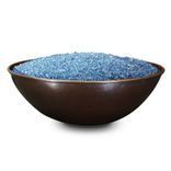 31 Inch Taza Moreno Hand Hammered Copper Fire Bowl 1 small